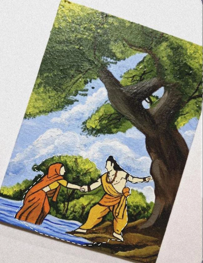 From making rotis to making story of King Ram through paint and brush